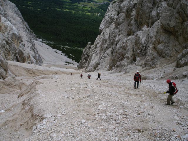 zwischen Forcella del Pomagagnon und Fi&aacute;mes (11. Juli)