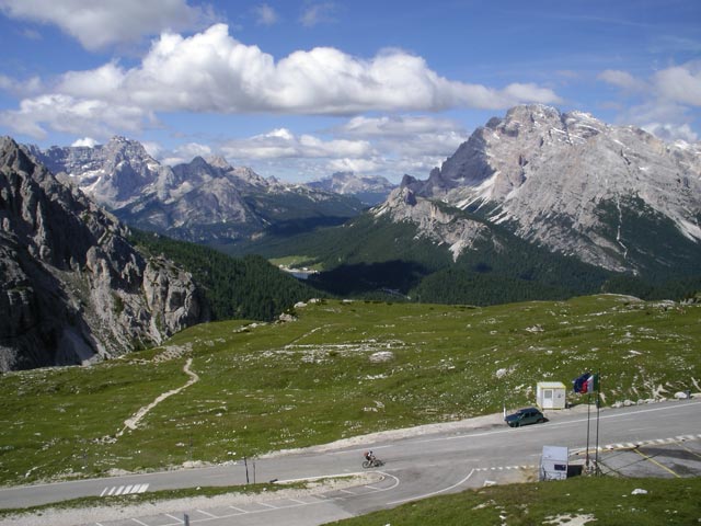 vom Parkplatz des Rifugio Auronzo Richtung S&uuml;dwesten (12. Juli)