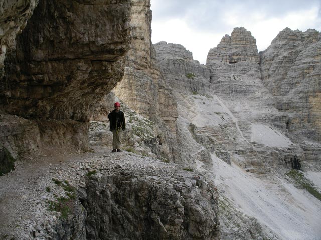 Daniela zwischen Gamsscharte und Pa&szlig;portenscharte (12. Juli)