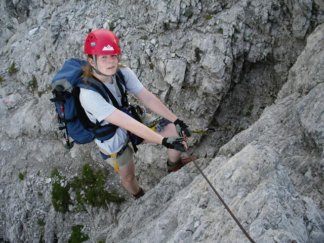Zellink&ouml;pfe-Klettersteig: Daniela (13. Juli)