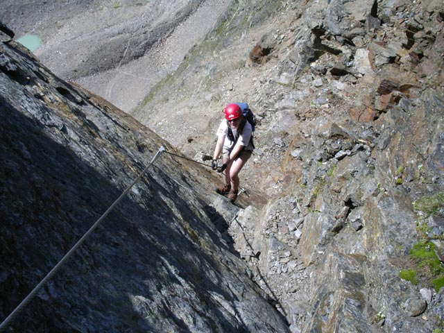 'Neuer Klettersteig': Daniela (22. Juli)