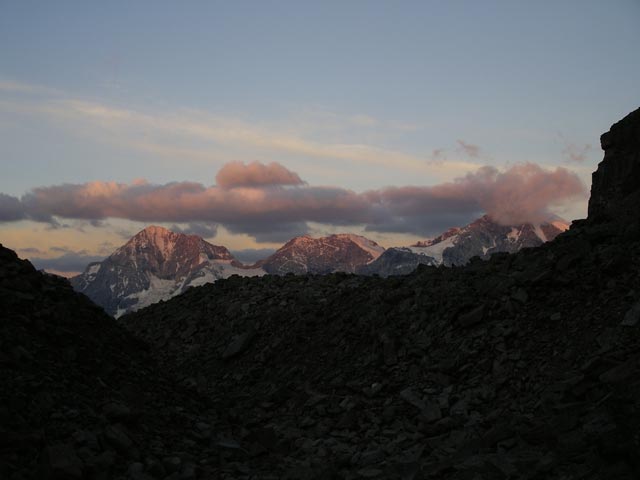 K&ouml;nigspitze, Monte Zebru und Ortler (23. Juli)