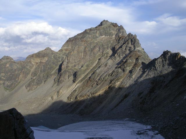 Tschenglser Hochwand vom Kleinen Angelusferner aus (23. Juli)