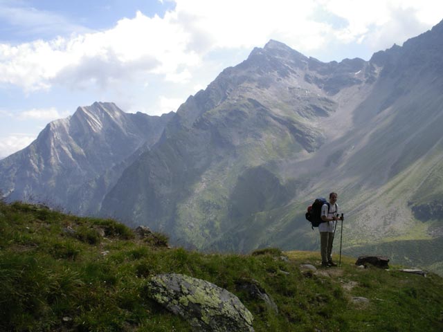 Daniela auf Weg 5 zwischen &Ouml;tzstatt und der Sch&auml;ferh&uuml;tte (23. Juli)