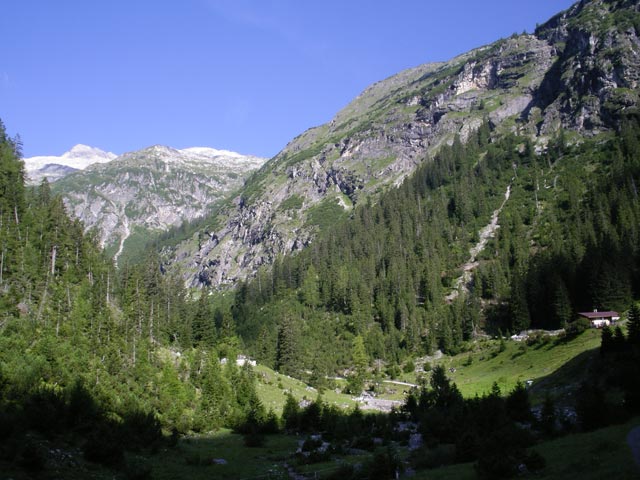 Vordere Schochenalpe und Untere Ro&szlig;gumpenalpe (4. Aug.)