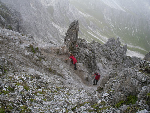 direkter Anstieg Hoher Burgstall