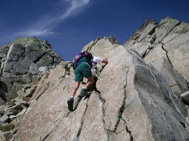 Erich am Mainzer H&ouml;henweg zwischen N&ouml;rdlichem Pollesjoch und Wildem Mannle (24. Aug.)