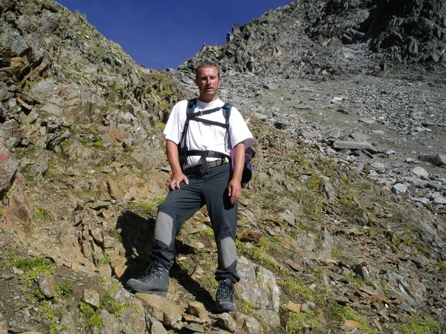 Erich auf Weg 911 im Wei&szlig;maurachkar (24. Aug.)