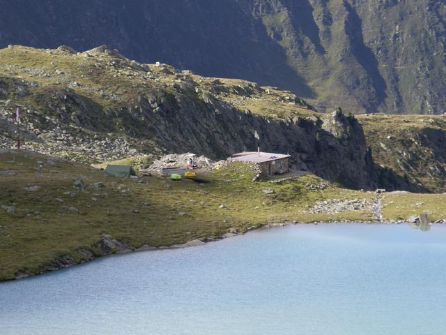 Hauerseehütte, 2.383 m (25. Aug.)