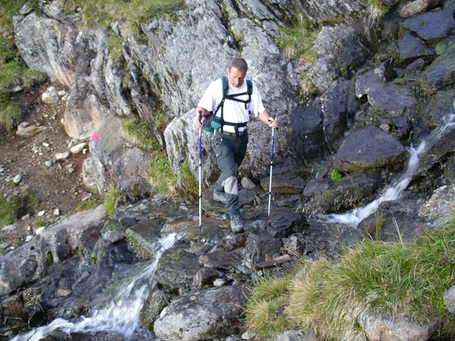 Erich auf Weg 911 zwischen Felderkar und Wei&szlig;em See (26. Aug.)