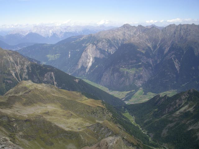 Ötztal vom Fundusfeiler aus (26. Aug.)