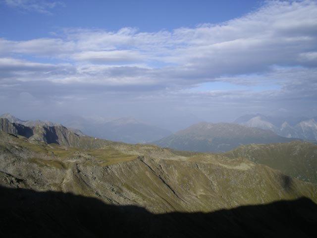 vom Forchheimer Weg Richtung Westen (27. Aug.)