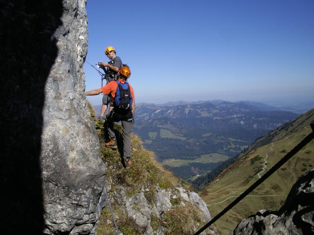 Kanzelwand-Klettersteig: Andreas und ?