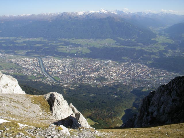 Innsbruck von der &Ouml;stlichen Sattelspitze aus