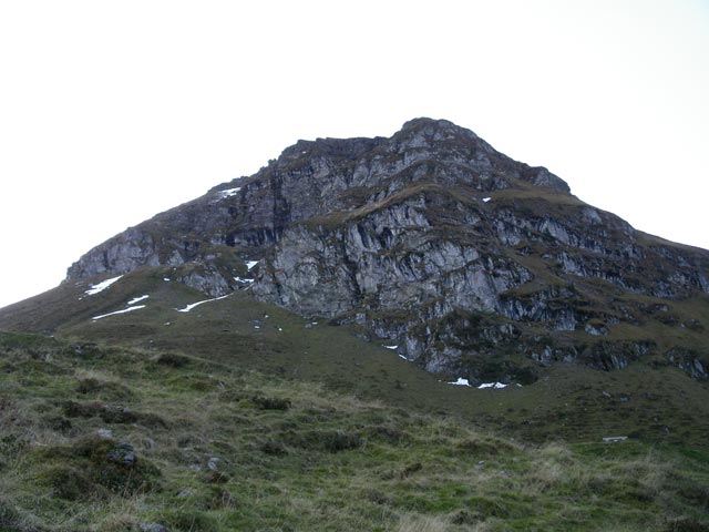 Tristkogel von der Oberkaseralm aus (1. Okt.)