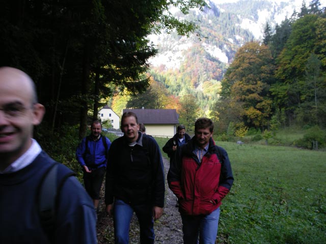 Rogelio, Harald, Hans, Peter und Andreas in Kaiserbrunn