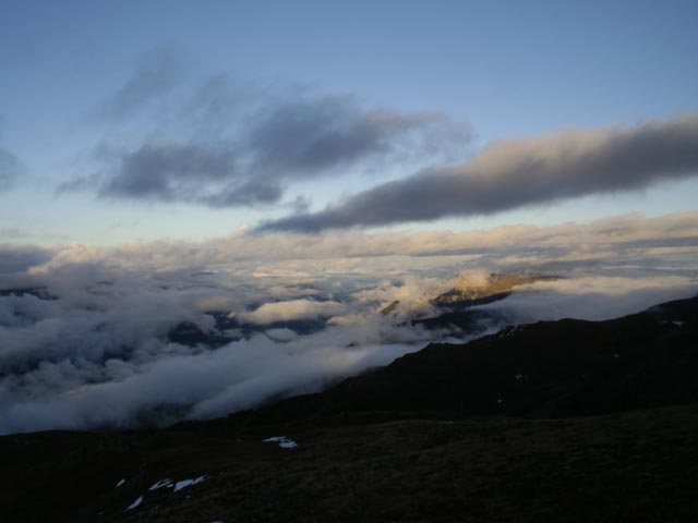 vom Hochgruben Richtung Nordosten (6. Okt.)