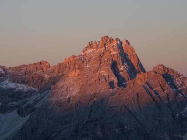 Dreischusterspitze vom Hornischegg aus (7. Okt.)