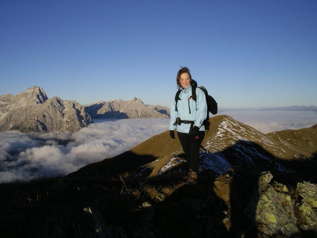 Irene zwischen Hornischegg und Hollbrucker Spitze (7. Okt.)