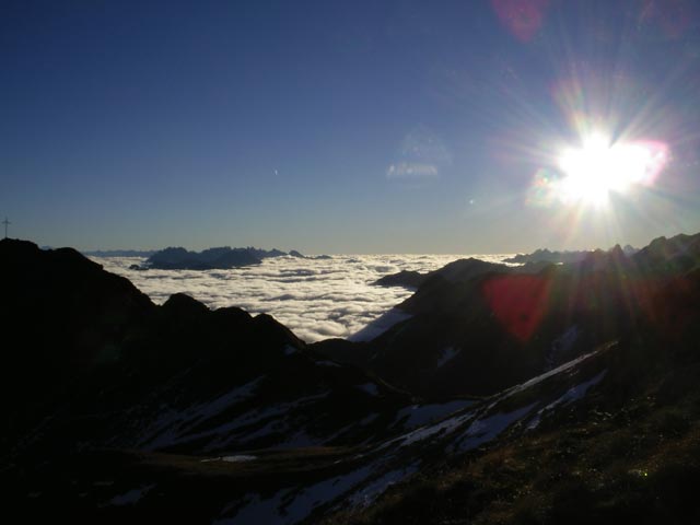 von der Hollbrucker Spitze Richtung Nordosten (7. Okt.)