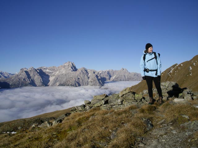 Irene zwischen Hollbrucker Spitze und Hochgräntenjoch (7. Okt.)