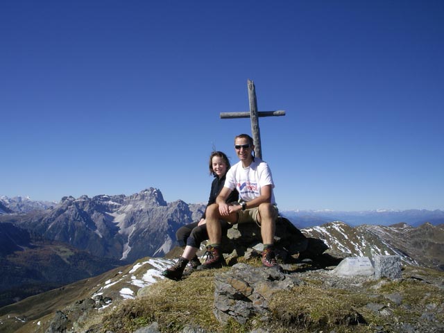 Irene und ich am Eisenreich, 2.665 m (7. Okt.)