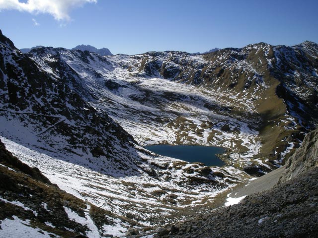 Obstanser See vom Rosskopftörl aus (7. Okt.)