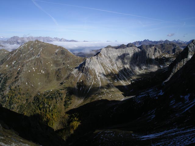 Liköfelwand vom Rosskopftörl aus (7. Okt.)