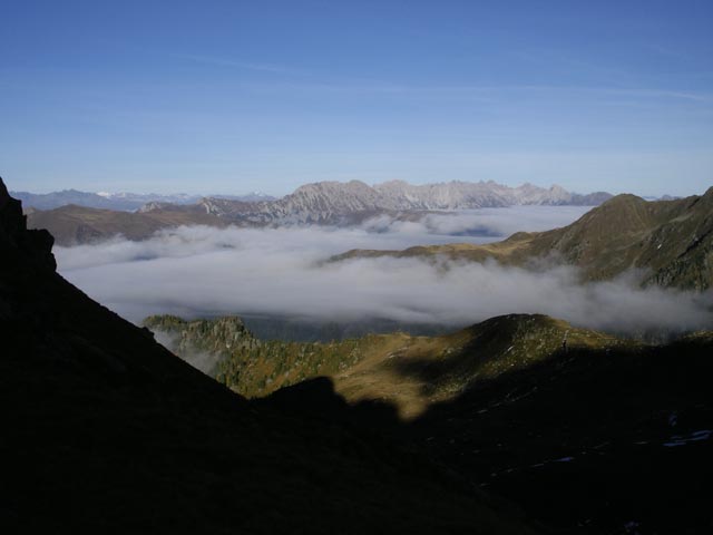 Lienzer Dolomiten vom Mittersattel aus (7. Okt.)