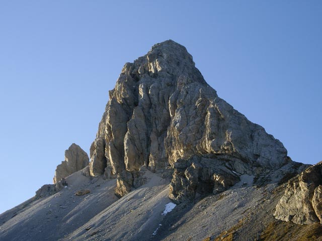 Große Kinigat von der Filmoor-Standschützen-Hütte aus (7. Okt.)