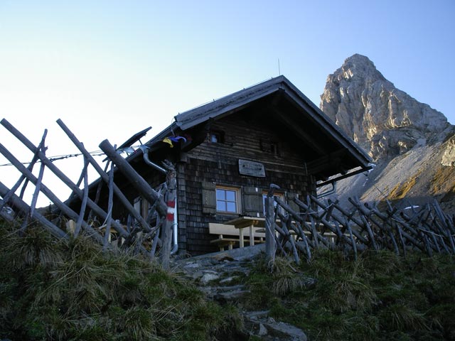 Filmoor-Standschützen-Hütte, 2.350 m (7. Okt.)