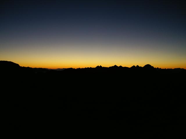 vom Filmoorsattel Richtung Osten (8. Okt.)