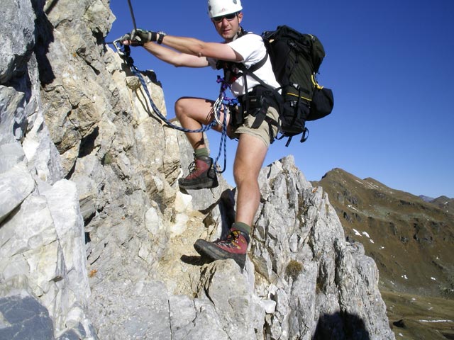 Filmoorhöhe-Klettersteig: Ich (8. Okt.)