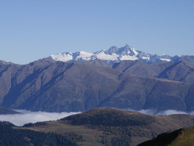 Großglockner vom Filmoorhöhe-Klettersteig aus (8. Okt.)
