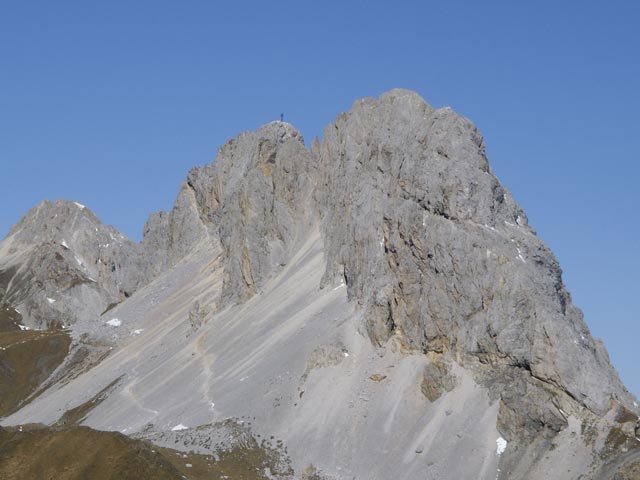 Große Kinigat vom Filmoorhöhe-Klettersteig aus (8. Okt.)