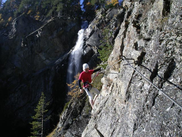Ernst am Ende der Querung