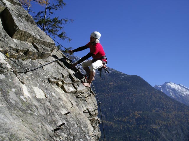 Ernst am Ende der Schl&uuml;sselstelle
