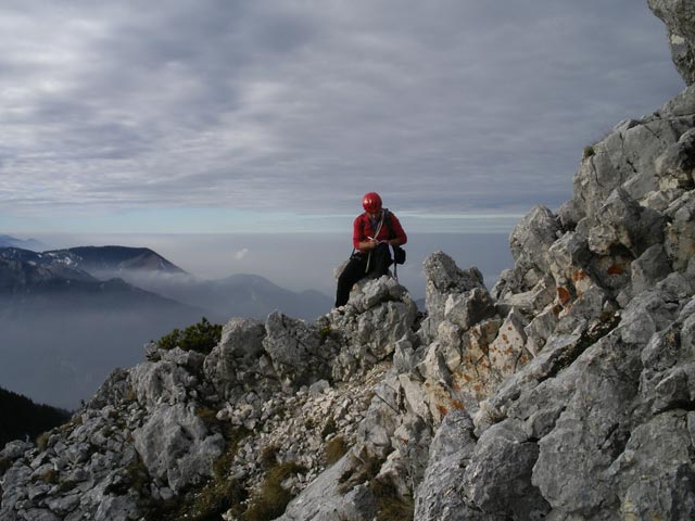 &Uuml;berschreitung: Erhard in der 3. Seill&auml;nge