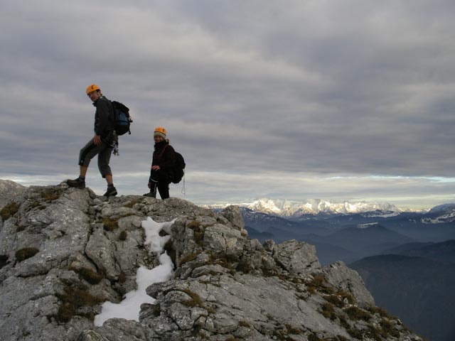 Andreas und Erika am Hauptgipfel, 1.668 m