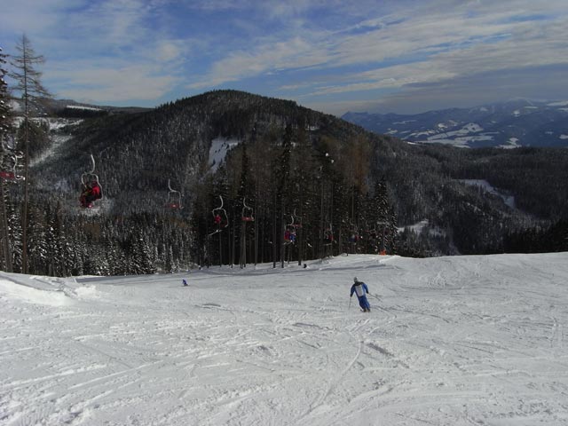 Rennstrecke und FIS-Piste