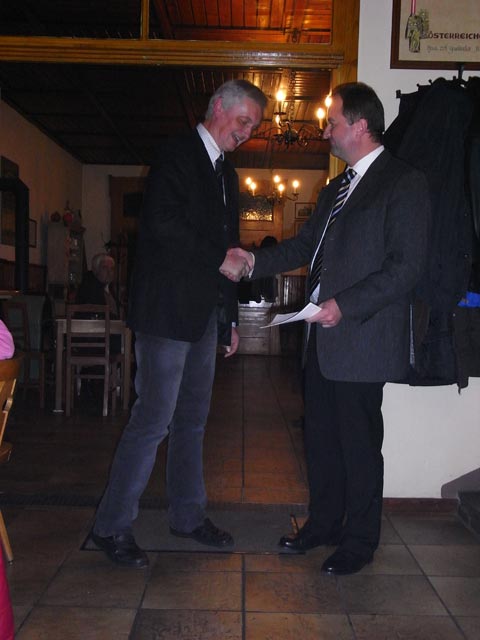 Franz und Harald im Heurigen &Ouml;sterreicher