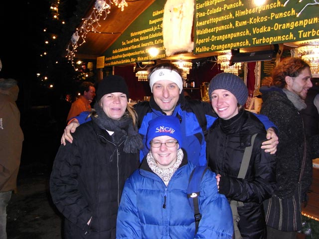 Marlies, ich, Carmen und Daniela