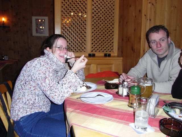 Daniela und Andreas im 'Kr&uuml;gerl'