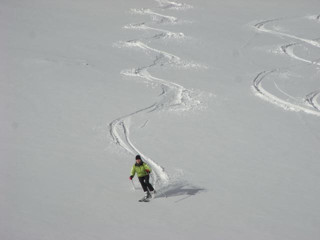 Marlies neben der Abfahrt 'Zur Dreisesselbahn'