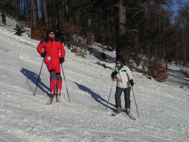 Michael und Daniela am H&uuml;ttenhang
