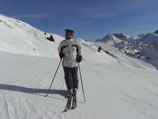 Daniela auf der Gei&szlig;r&uuml;ckskiroute (28. Dez.)