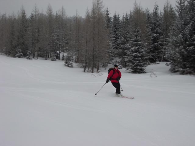 Irene auf der Karnerboden-Abfahrt (1. J&auml;n.)