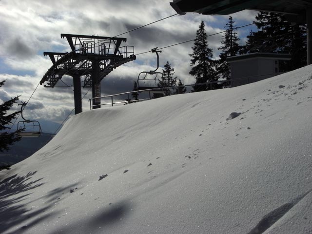 Bergstation der 4er Sesselbahn Hauereck Jet