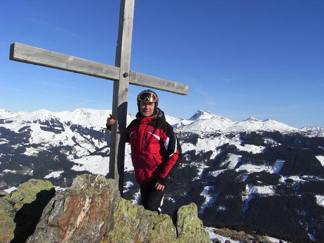 Ich am B&auml;renbadkogel, 1.883 m (11. Feb.)