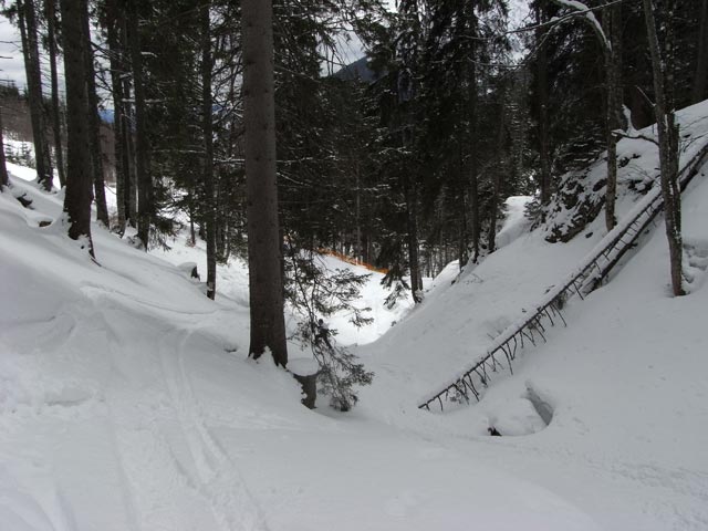 neben der Brachkogelabfahrt